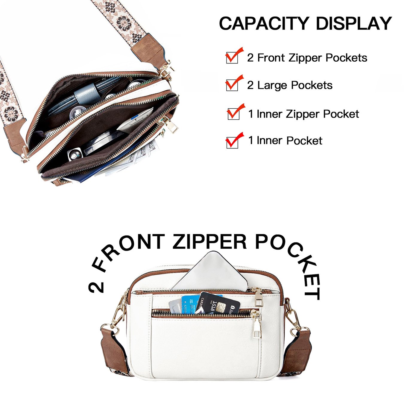đ„Handgjorda fĂ€rgglada remmar Crossbody lĂ€dervĂ€skor och plĂ„nböckerđ